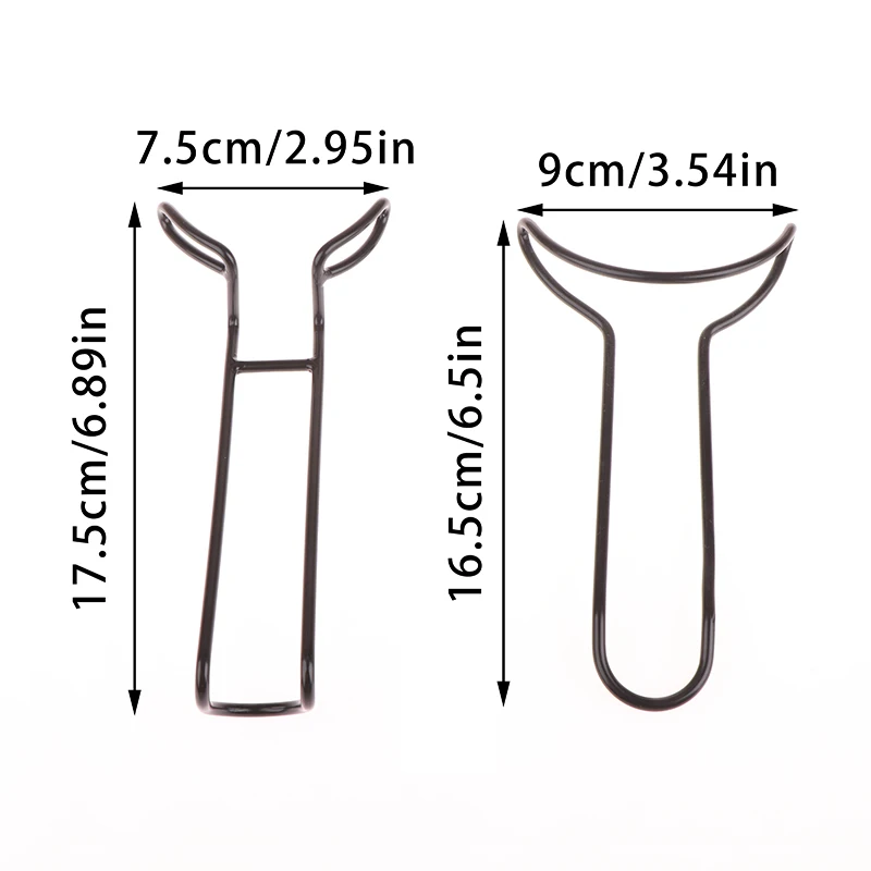 Tandheelkundige T-vorm Retractor Zwarte Mond Tanden Retractor Roestvrij Staal Dubbele Uiteinden Orthodontisch Materiaal Chirurgische Instrumenten