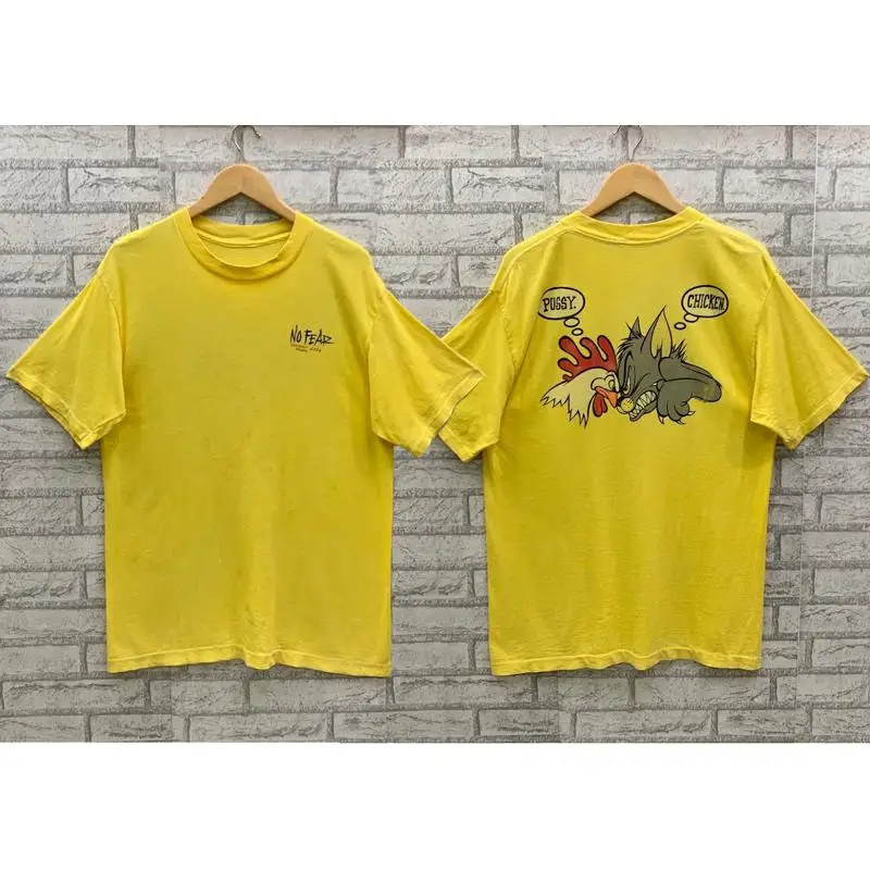 

Vintage 90s No Fear Dangerous Gear Sports T-shirts