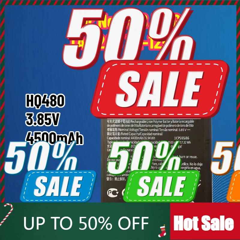 

3.85V 4500mAh HQ480 For Nokia 8.3 5G TA-1243 TA-1251 Mobile Phone Batteries Bateria