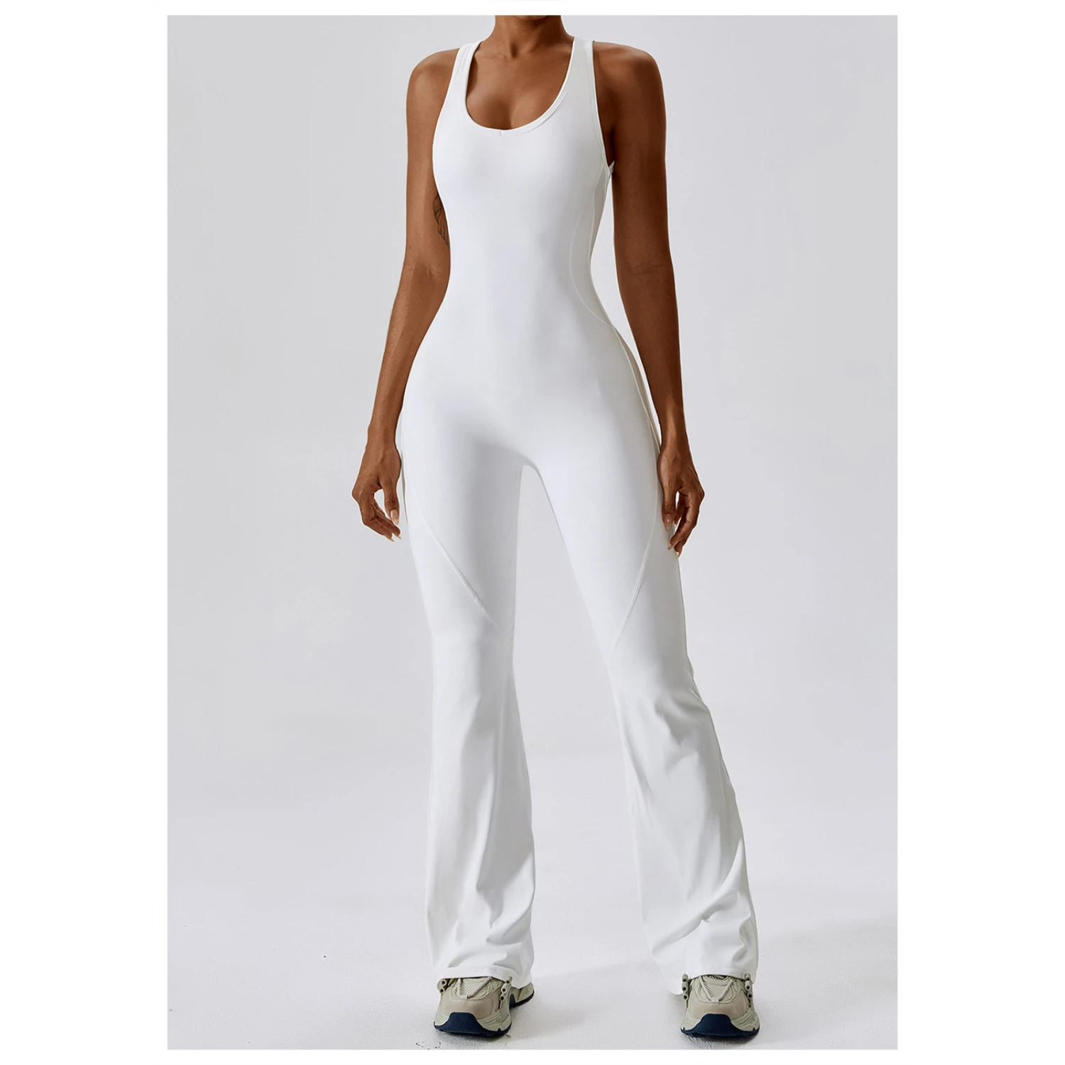 

Women's jumpsuit 2024 quick-drying tight yoga suit, hip lift, abdomen slightly pull jumpsuit fitness pants