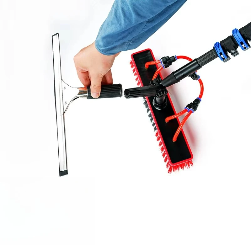 Retractable carbon fiber window cleaning rod, water supply system, carbon fiber telescopic rod 10m-25m L