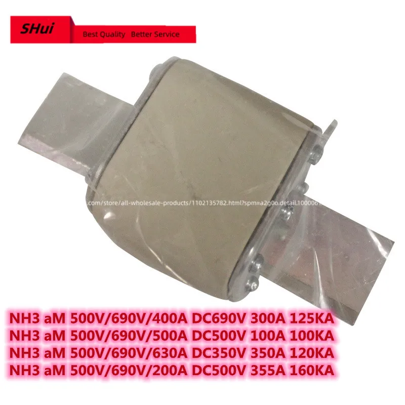 NH3 400A500A 630A 200A DC fast fuse NH2 aM 500V/690V/400A NH3 gG 500V/690V/200A