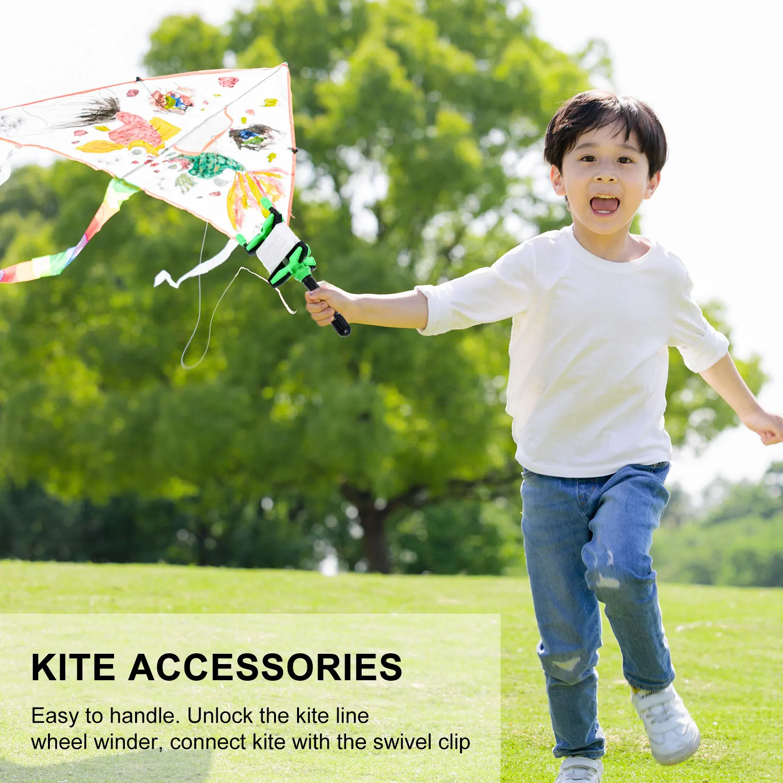 Kite Line Board, glatte Drehung, freie Spule, hohe Transparenz, Kunststoff, Flying Kites Line Device, Kite-Zubehör