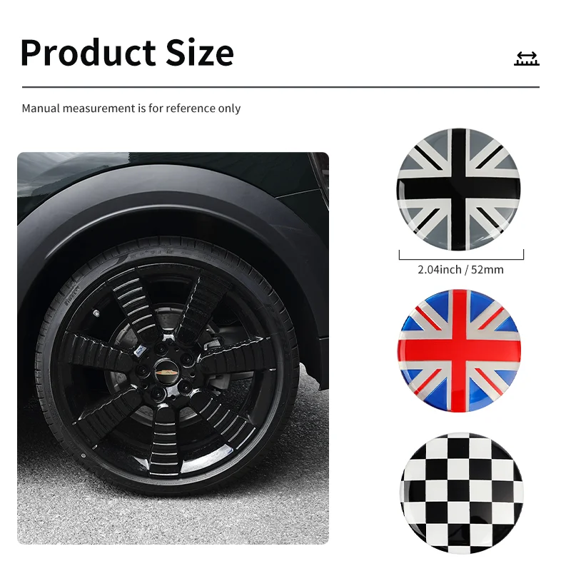 Naklejka na koło samochodowe do Mini Cooper F56 F60 R56 J01 J05 U25 F66 Akcesoria do dekoracji opon samochodowych