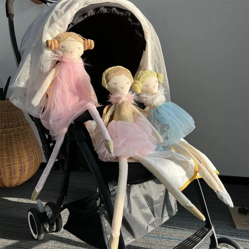 ตุ๊กตานางฟ้าผ้าพลัฌนุ่ม สง่างาม ตุ๊กตาแฟรี่สำหรับเด็กผู้หญิง แต่งตัวน่ารักเป็นนักบัลเล่ต์ ตกแต่งห้อง ของขวัญวันเกิดเจ้าหญิง