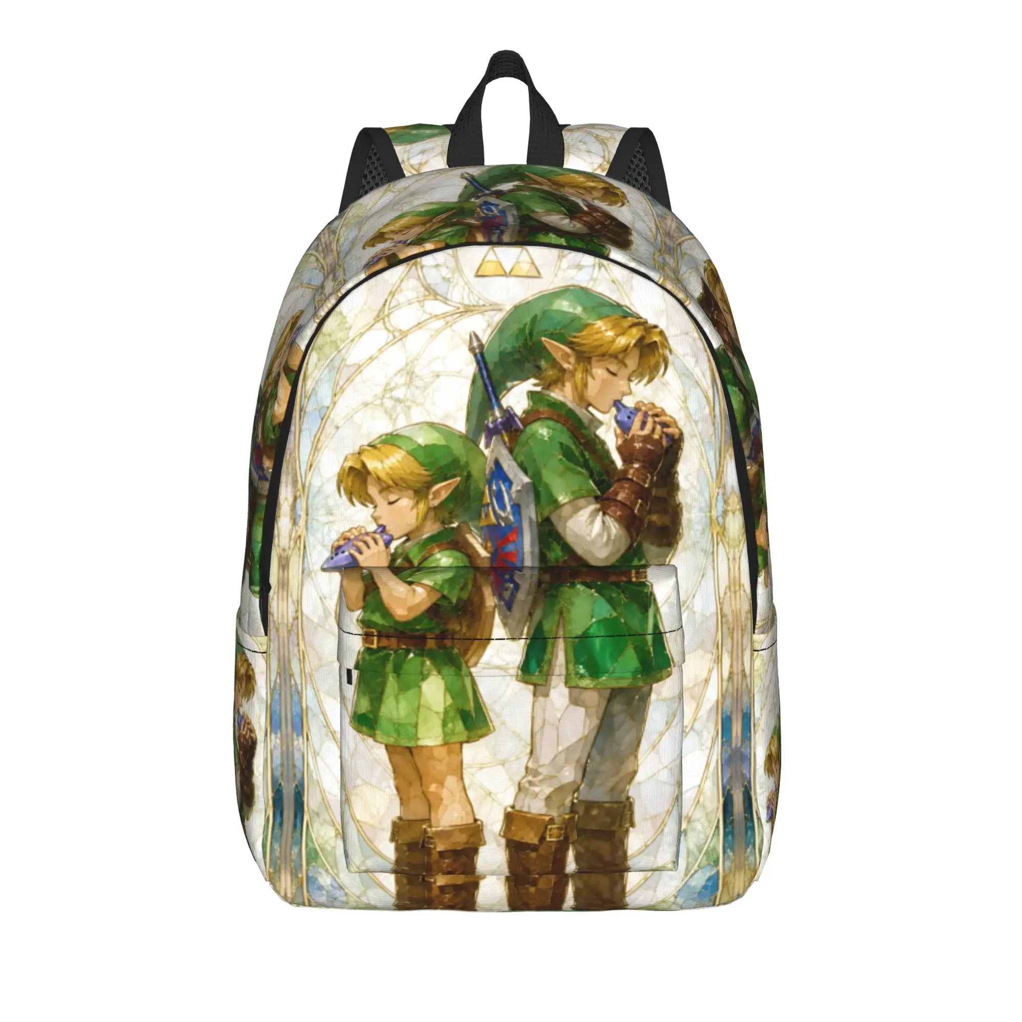 Fashion Z Zelda RPG Game Backpack  Mochilas Vintage For School Retro Washable Rucksack