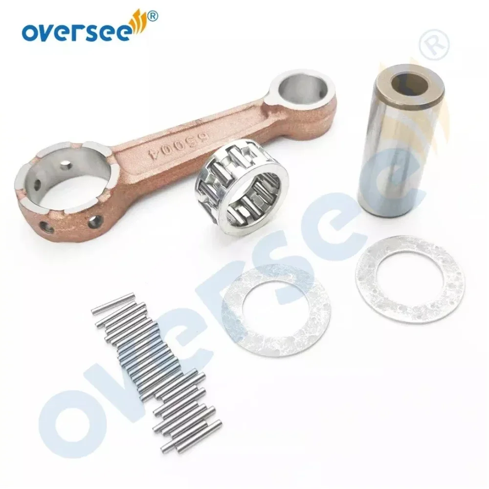 6E7/682 Crankshaft & Power Head Rebuild Kit For Yamaha 2T 9.9 15HP 2Cyl 9.9C 15B Outboard Engine