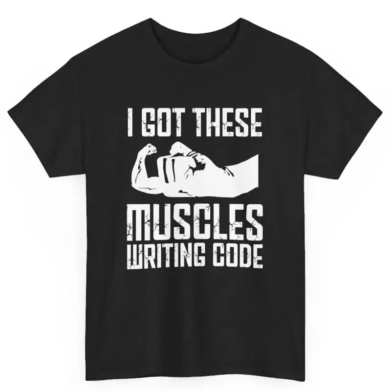 Funny Programming Programmer Muscles Coder Software Engineer T Shirt