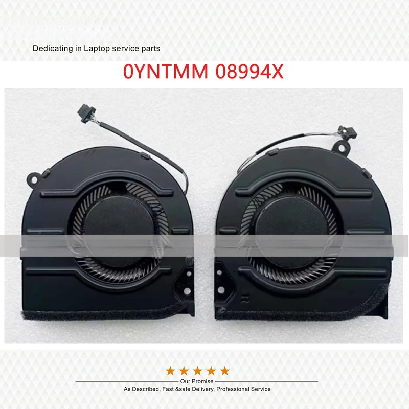 A+New 0YNTMM 08994X For Dell Inspiron 14 Plus 7420 5420 CPU GPU Cooling Fan