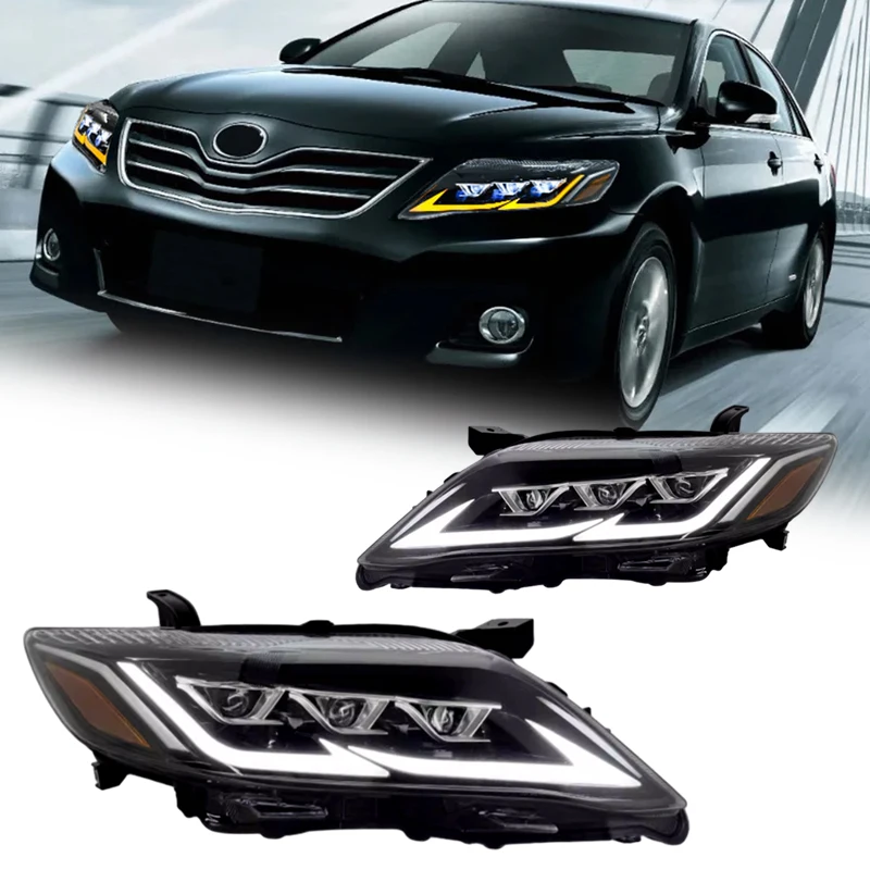 

Фары TYPY для Toyota Camry (версия для США) 2009-2011, светодиодные проекционные фары, дневные ходовые огни, автомобильные аксессуары