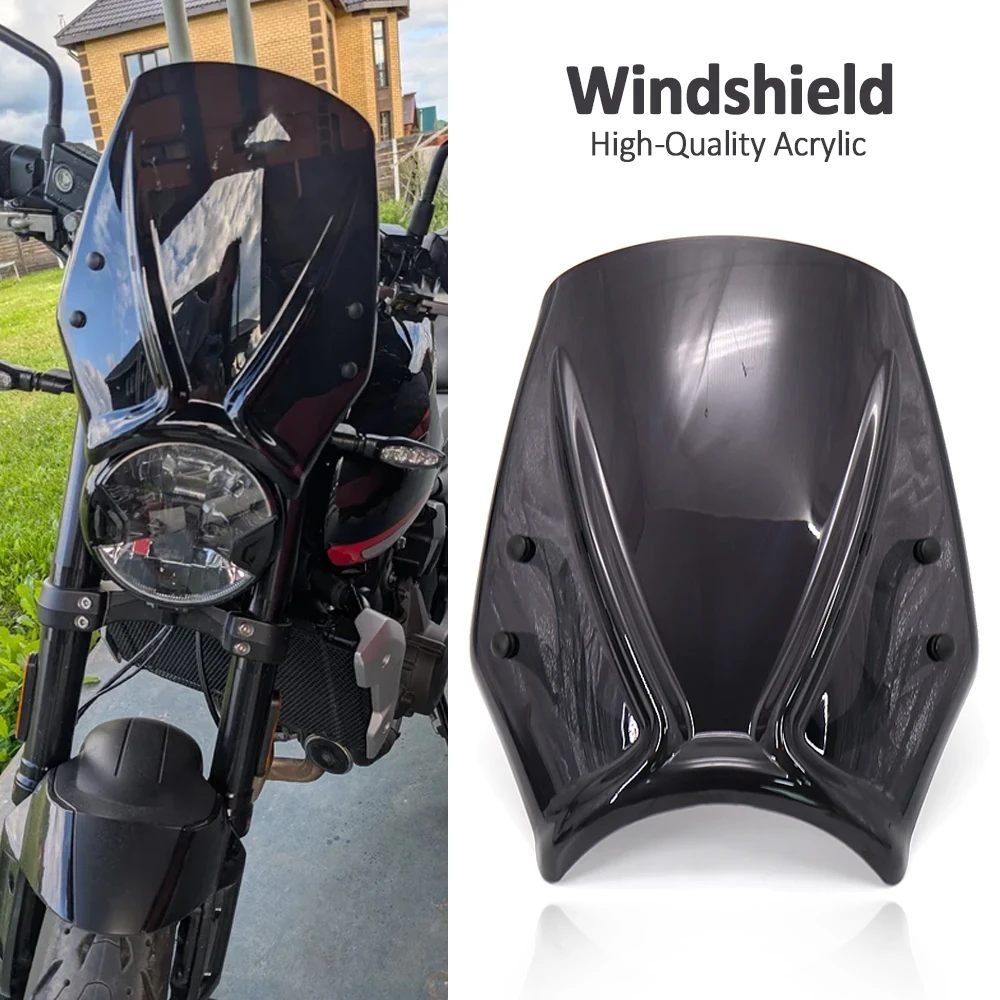 

For TRIDENT Trident 660 2021 2022 2023 2024 Motorcycle Windscreen For Trident660 Accessories Windshield Air Wind Deflectors