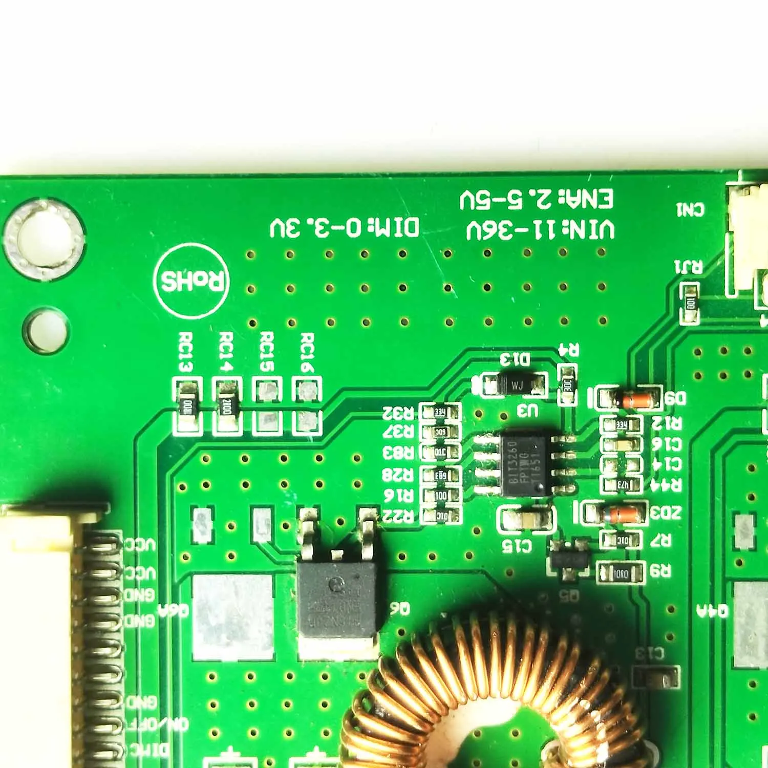 Led Hoogspanningsbalk E301791 Pcb: Zmky12 V1.4 Constante Stroom Bord Vout: 115V Vin: 11-36V