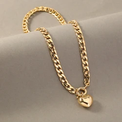 Collier en métal avec pendentif coeur et papillon pour femme, conception double couche, grande taille, lettre dorée, bijoux de fête de mariage, cadeau