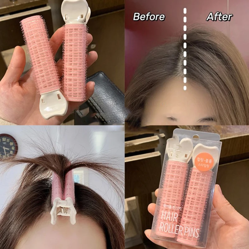 キャンディーカラーのセルフグリップヘアローラー、固定ヘアローラー、ヘアスタイリングツール、熱なし、1 2pcs