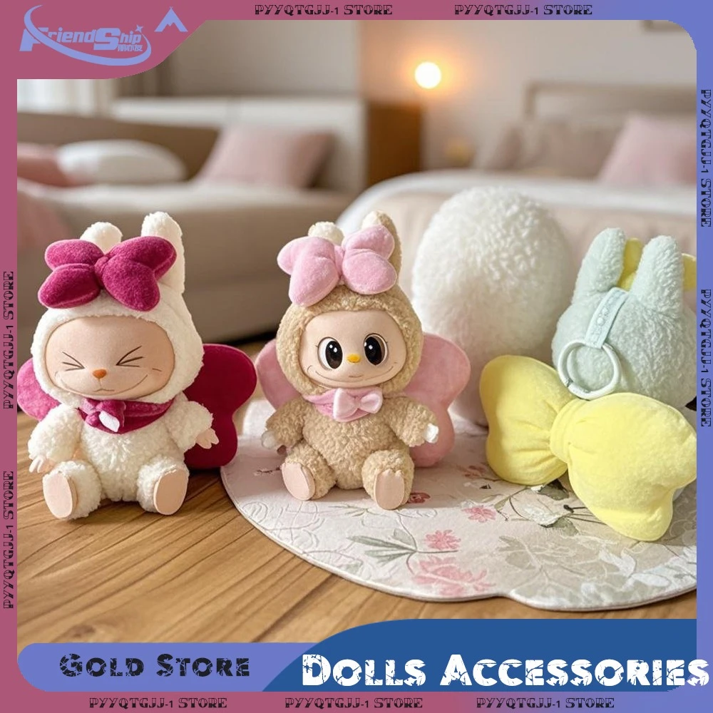 

Cute Bow Tie for 15/17cm Ropa Labubu 3.0 Big Into Energy Series Doll Clothes Replacement Lovely Accessories Decoration Pendant