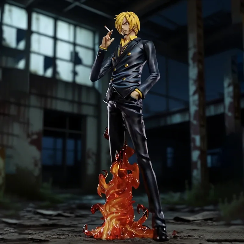 

In Stock One Piece Jt Model Sanji Diable Jambe Anime Figure Standing Statue Sanji Tailcoat Post Timeskip Figurine Collectible