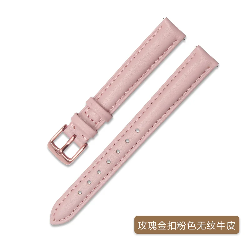 Women's Leather Watch Strap for Fiyta/ Fossil /DW /Huawei/Huami Amazfit smart watch band Accessories 10mm 19mm 22mm image 5