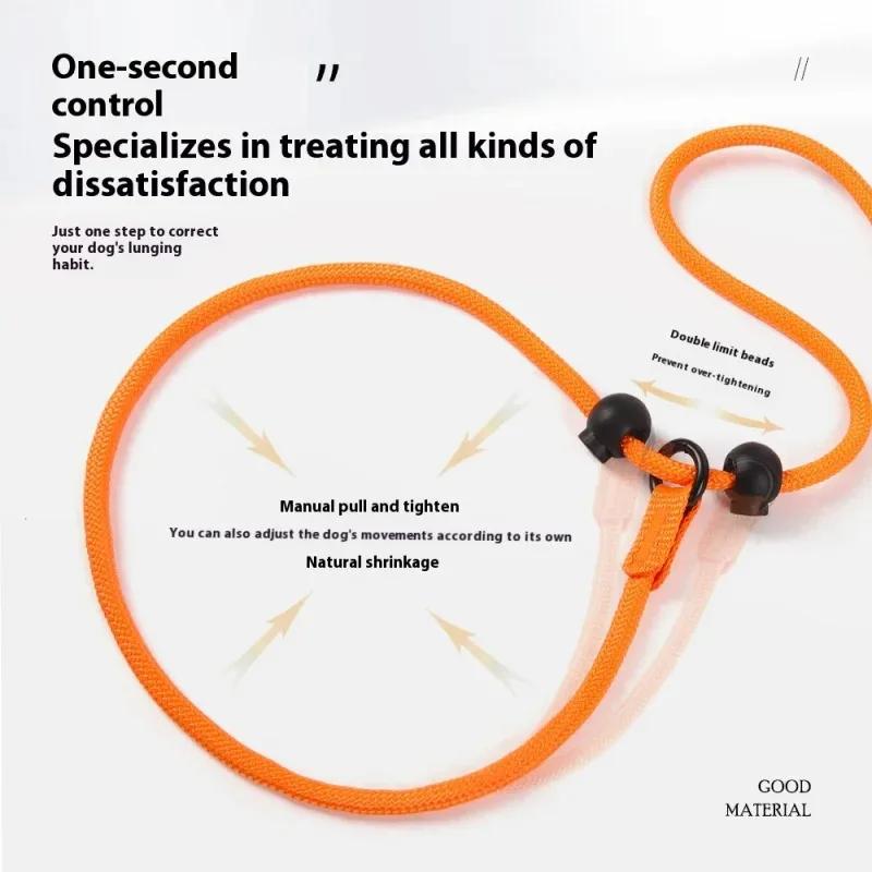 Reflective Martingale Leash - Anti-Pull All-in-One Training Lead with Night Visibility, Tangle-Free for Medium/Large Dogs
