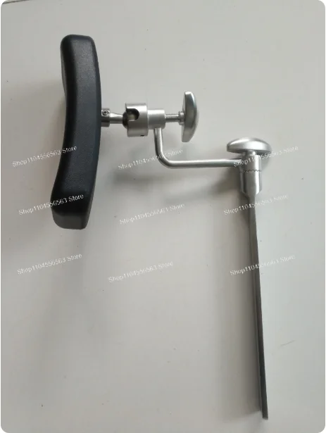 304 Stainless Steel & PU Cushion Adjustable Shoulder Support for Operating Table, Side-Lying Surgical Positioning, Heavy Duty