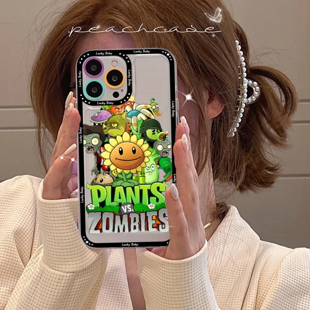 Game P-Plants vs. Z-Zombies Mousepad For Samsung S 20 21 22 23 lite plus ultra Clear Mobile Cover Funda