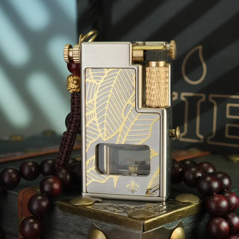 CHIEF New Zinc Alloy Kerosene Lighter, Beautiful Design Style High-end Boyfriend Gift, Special Font, Original Gift Box - Image 4