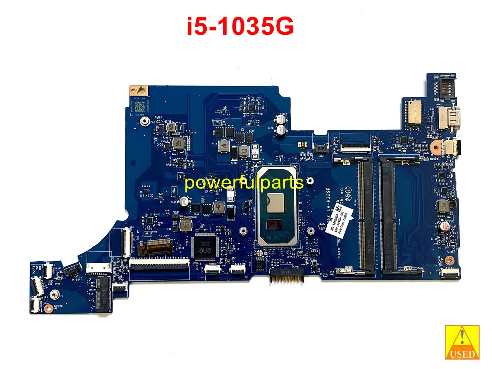 For HP 15-DW Motherboard i5-1035G1 Cpu On-Board L86465-601 L86465-001 FPI50 LA-H329P Working Good