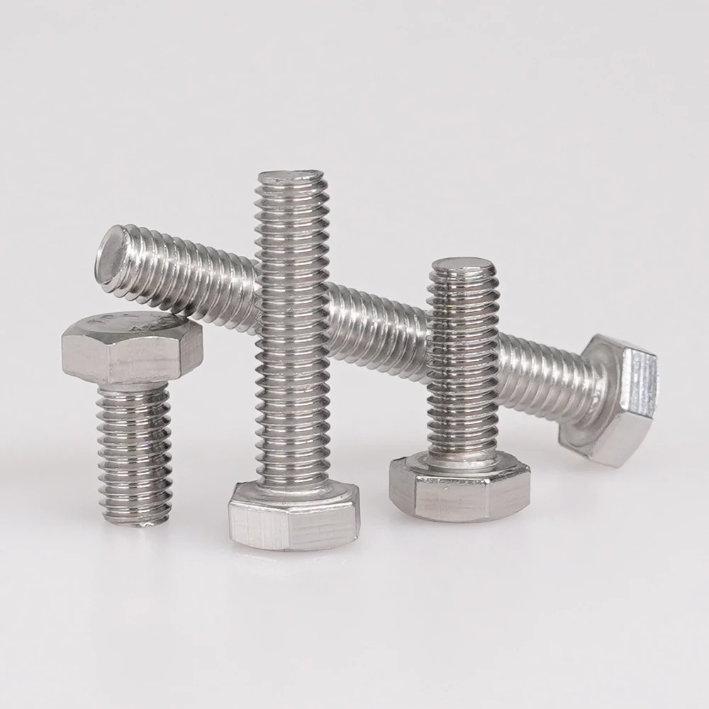 M4 M5 M6 M8 M10 M12 Sechskantschraube und Muttern-Set aus Edelstahl 304, große Vollverlängerungsschraube – Detail 4