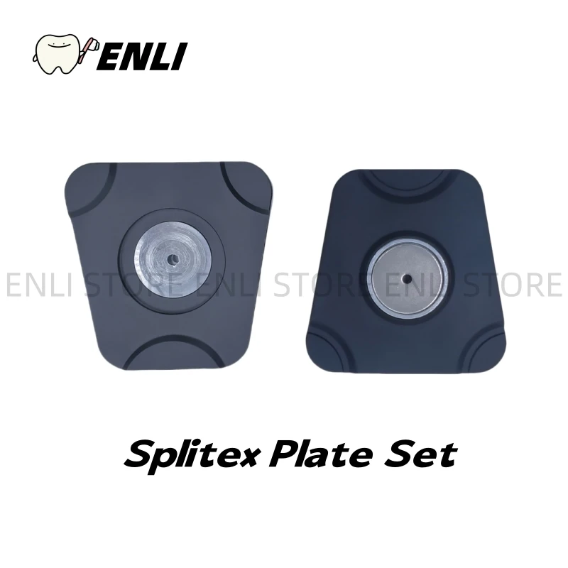 Juego de placas Splitex de laboratorio Dental para placa Base ARTEX, placa de ajuste mandibular con imán, accesorio articulador