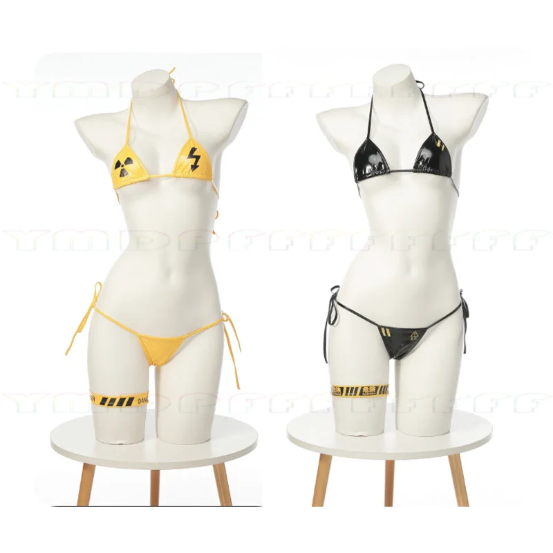 

Аниме Cyber кожаный мини трехточечный ремешок косплей бикини сексуальная горячая девушка в стиле панк забавное нижнее белье новое