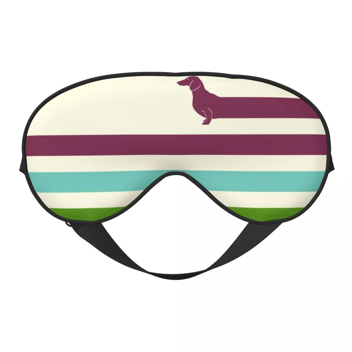 

Длинная такса, колбаса, маска для сна, барсук, любитель собак, двухсторонняя крышка для здоровья, для отеля, мужчин, женщин, регулируемая повязка на глаз