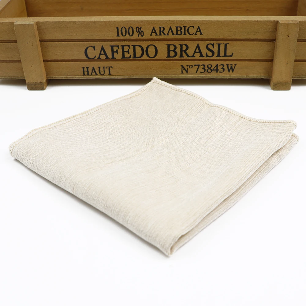 Two-Sided Solid Micro Suede Pocket Square for Men, Soft and Stylish
