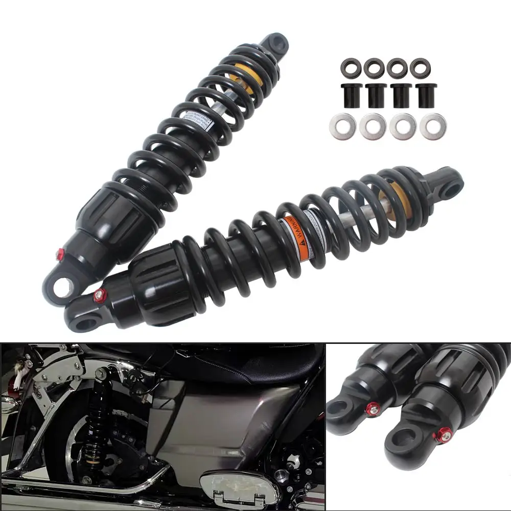 Universal 325mm 343mm Shock Absorber Motorcycle Rear Suspension Shocker Absorbers Protection For Harley Honda Yamaha Kawasaki