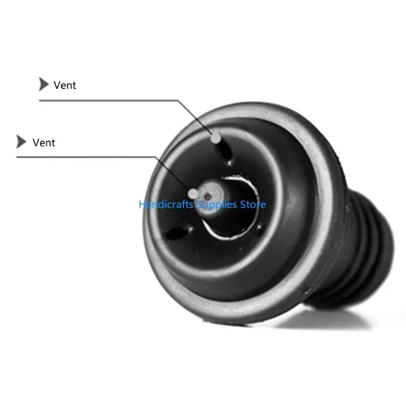 R1WA 10Pcs Wine Bottle Stoppers Silicone Sealed Wine Saver Reusable Wine Corks Plug