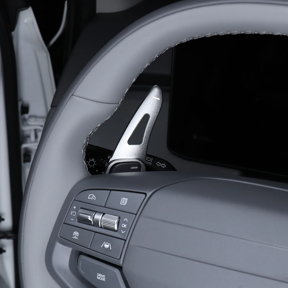 2 個アルミレッドシルバーステアリングホイールシフトパドルホイールシフター延長起亜 K4/K4 GT 2025LHD/RHD