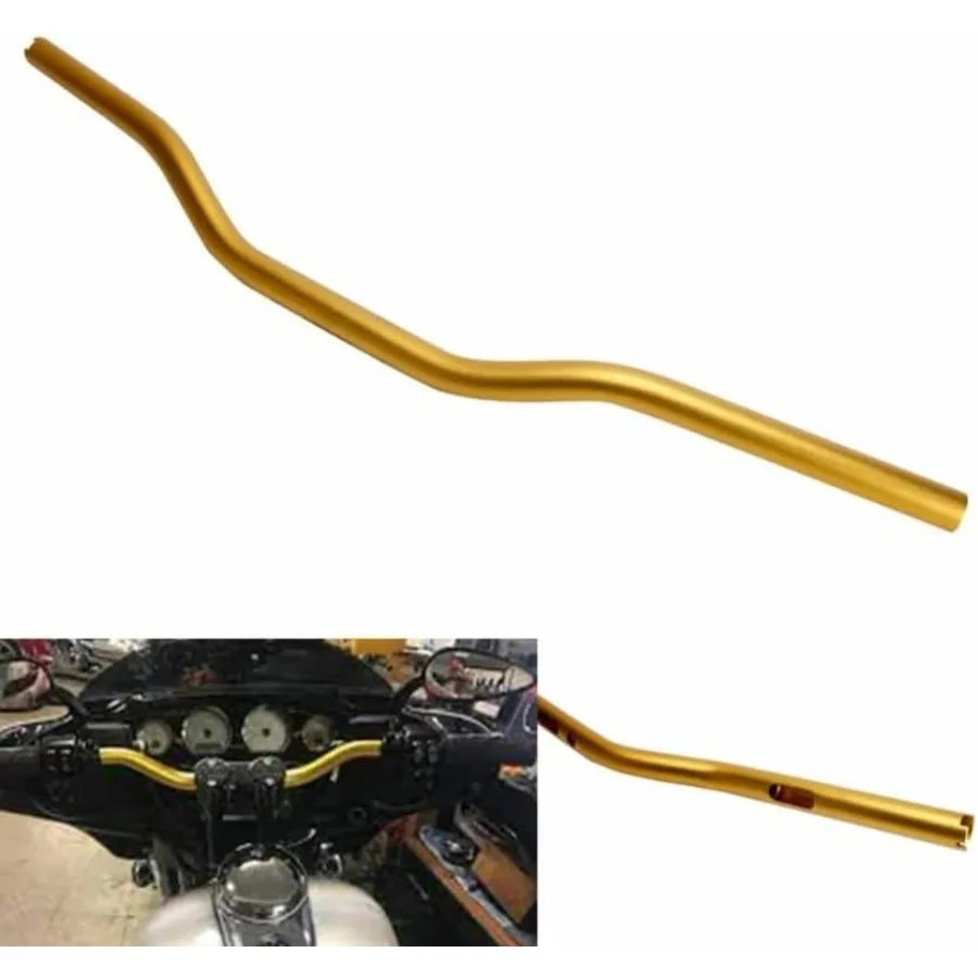 

1" (25.4mm) Club Style Moto Bars –CNC Aluminum Handlebar 32" Width for Harley Dyna Low Rider FXDLS Fat Street Bob FXDF FXDB FXBB