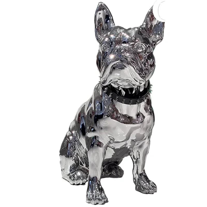Dou electroplating dog ornament