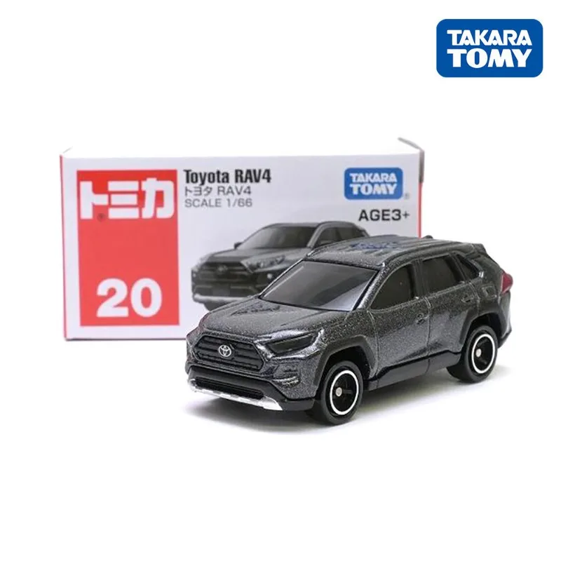 

TAKARA TOMY Toyota RAV4 Alloy Car Model Diecast Toy Red White Box Gift for Boys August New