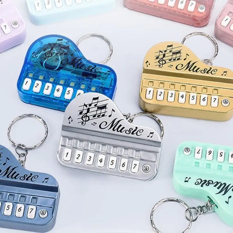 جمهور مفتاح البيانو العصري ديكورات السيارة ديكورات مثالية لإضافة لون شعبي للمفاتيح وحقائب اليدين شنقا سحر #1