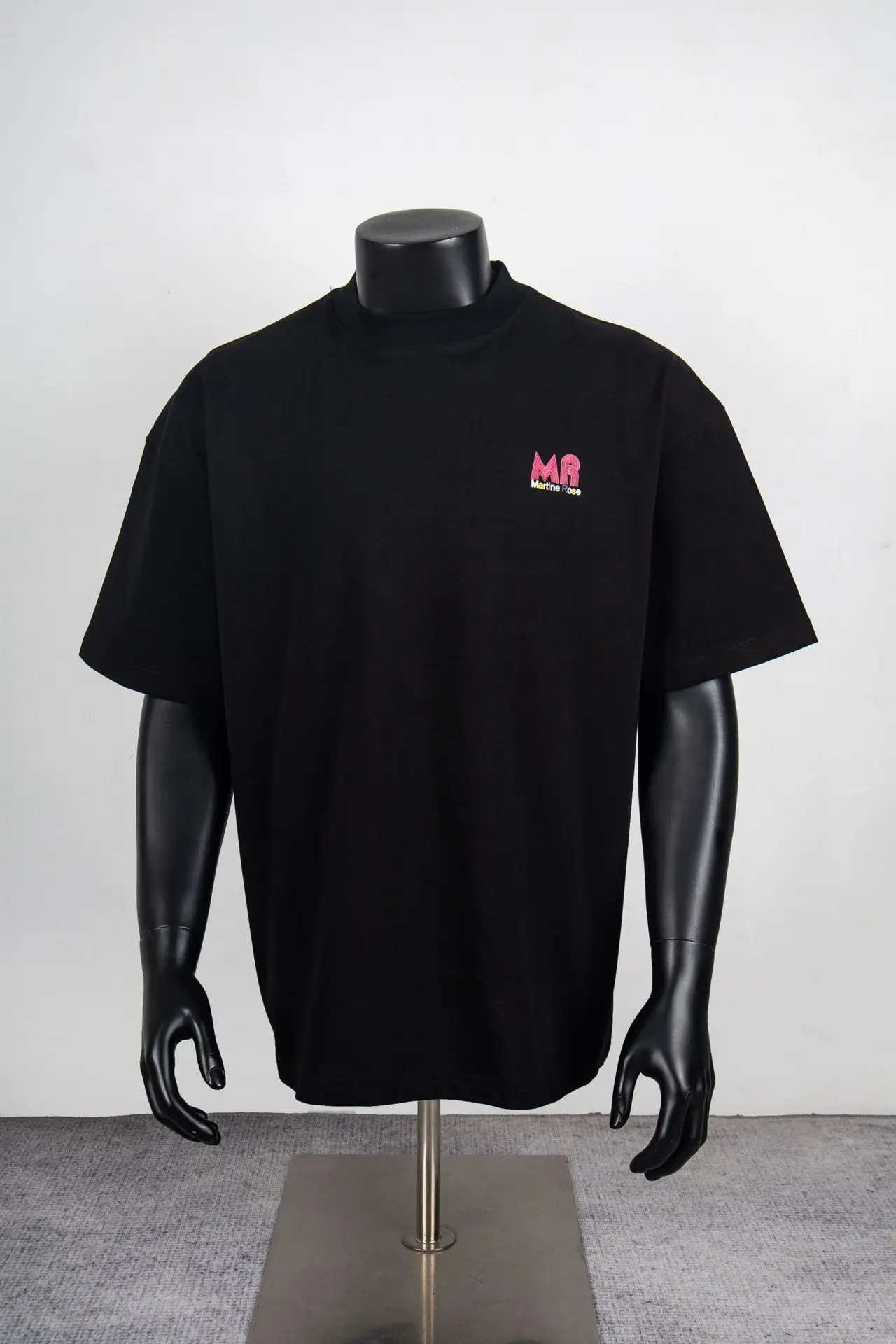 Martine Rose 26ss Summer Rainbow Print Trendy Brand Pure Cotton Loose-In Style Vibes Short-Sleeved Tee Shirt