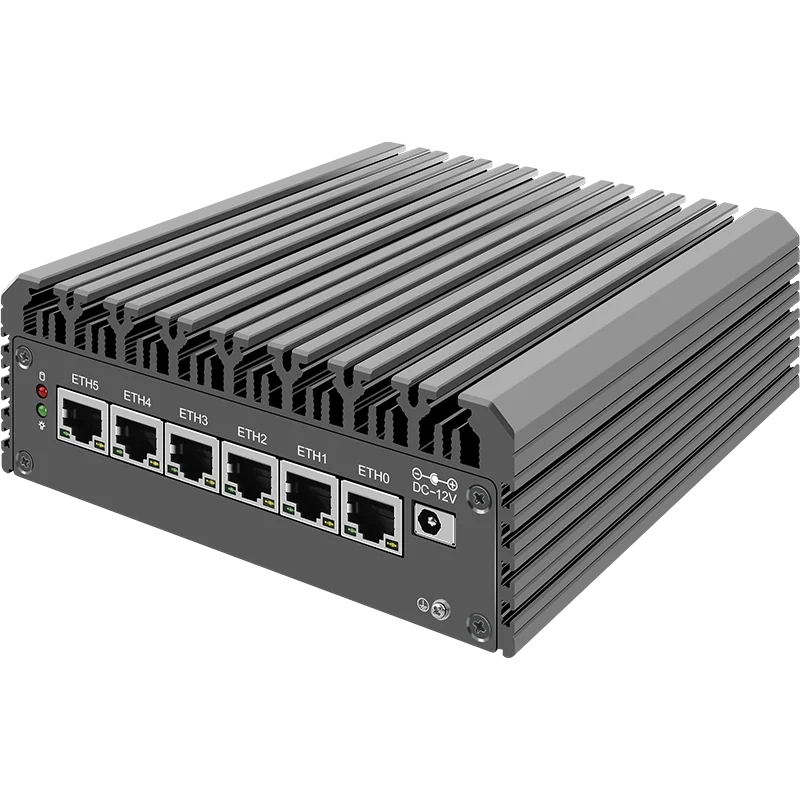 Imagem -04 - Fanless Macio Router12th Gen Intel Core i7 1265u i5 1235u i3 1215u Intel I226-v 2.5g Mini Dispositivo de Firewall pc Proxmox Win11