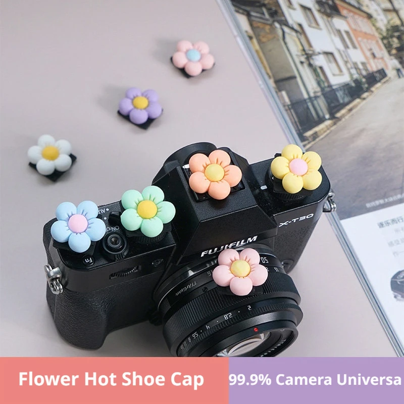 Flower Series Hot Shoe Cover ABS Resin Dustproof for Canon Nikon Sony Panasonic Fuji Olympus Pentax Sigma DSLR Mirrorless Parts