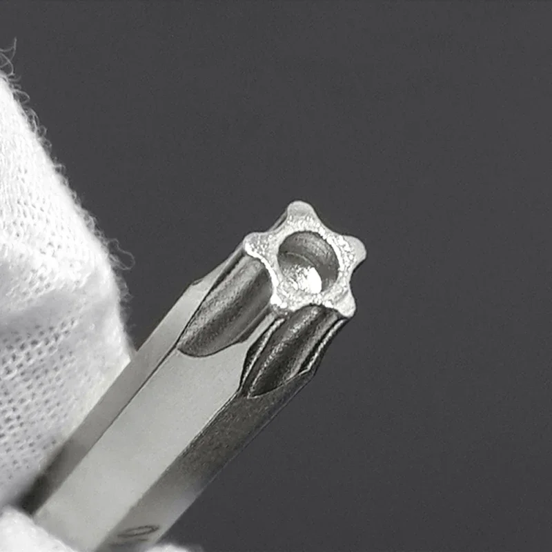 5/7 Pcs 5 Point Torx Screwdriver Bits 50mm S2 Magnetic Star Screw Driver 1/4" Hex Shank T10 T15 T20 T25 T27 T30 T40