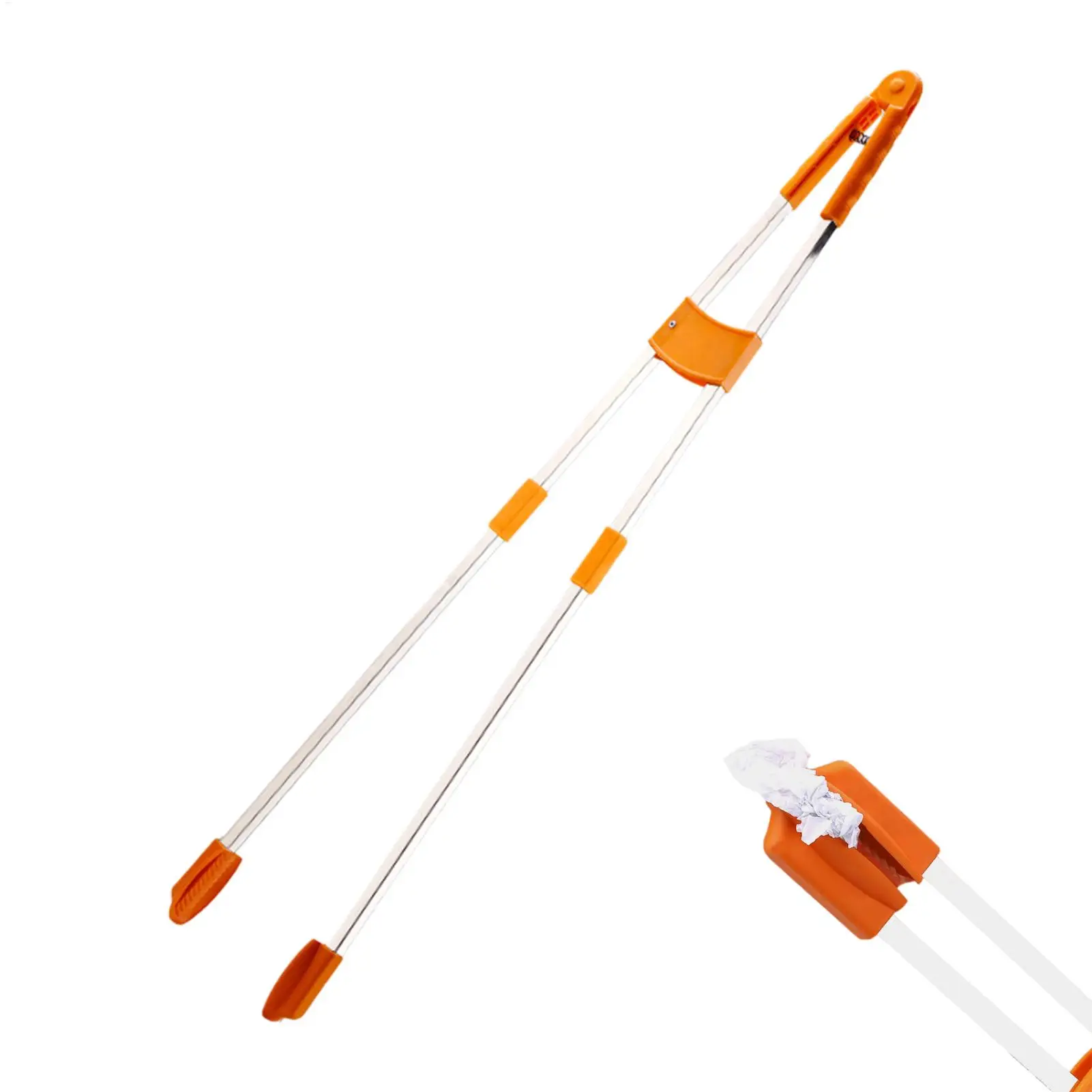 Thickened Long Grabber Heavy Duty Garbage Pickup Stick Grabbing Tool Durable Reacher for Elderly Disabled Trash Litter Yard Home