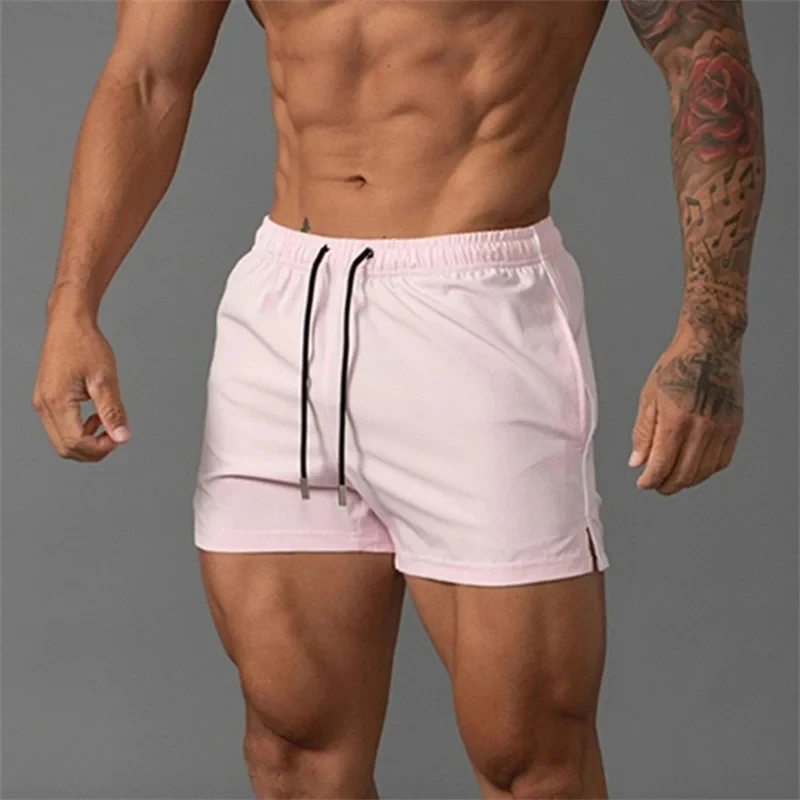 2024 New Summer Men Sports Outdoor Shorts Breathable Leisure Fitness short pants Men sweatpants Running Woven loose beach shorts