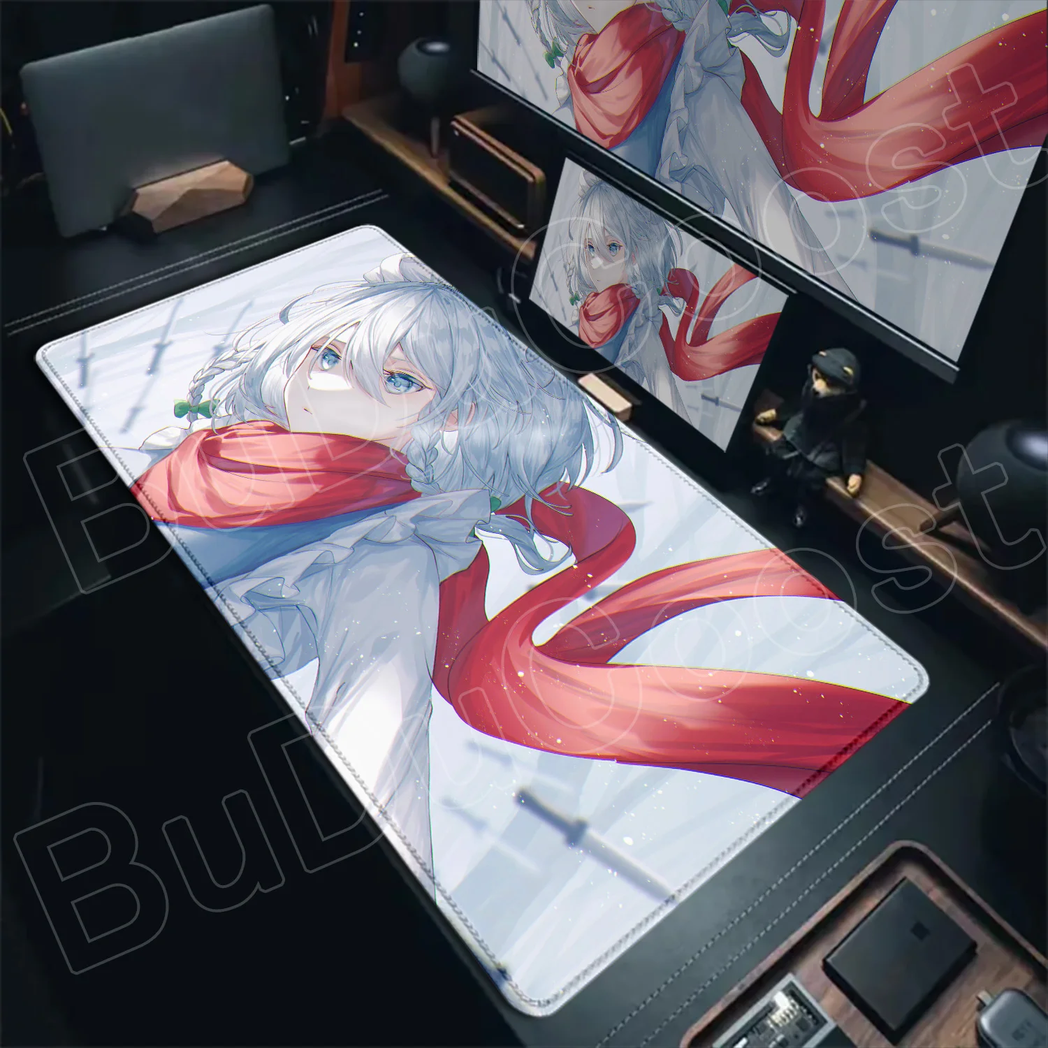 Gaming mouse pad Izayoi Sakuya High-definition printed desktop mat desk Accessories Non-slip soft rubber design Large mouse pad