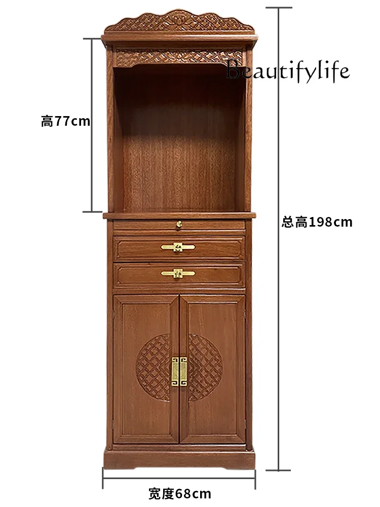 

Solid Wood Altar Cabinet Altar Household Buddha Table Chinese Buddha Niche Clothes Closet Guanyin Worship Table