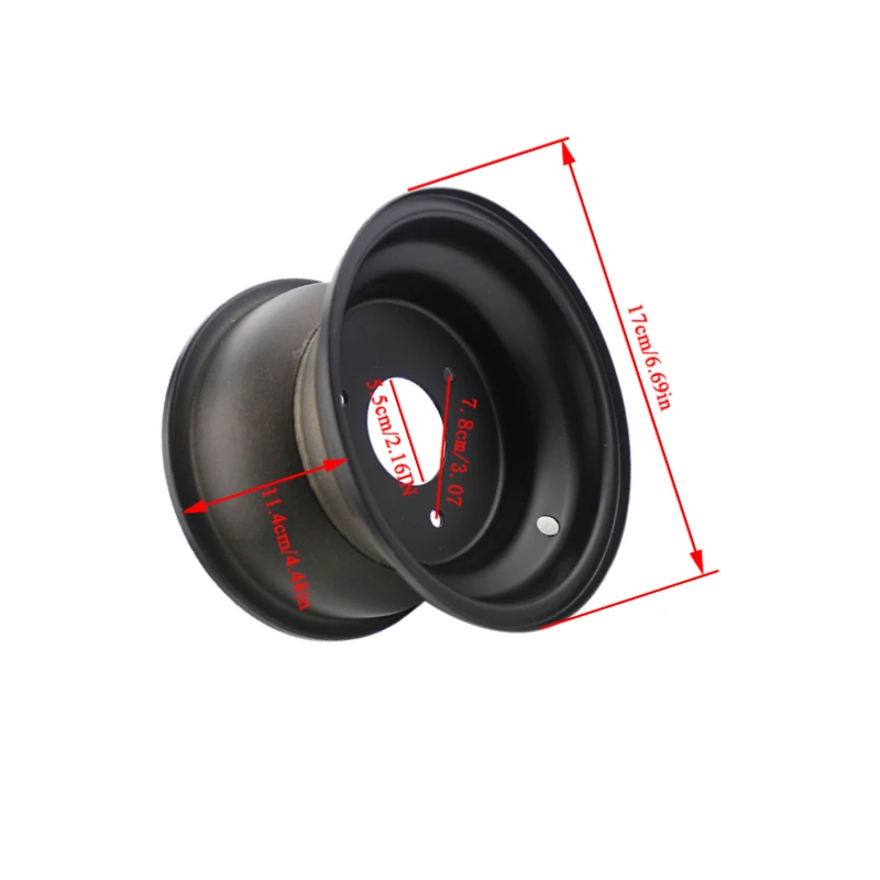 Set of Four 6-Inch Wheels for 110cc/125cc ATV and Go Kart Applications, Multiple Sizes