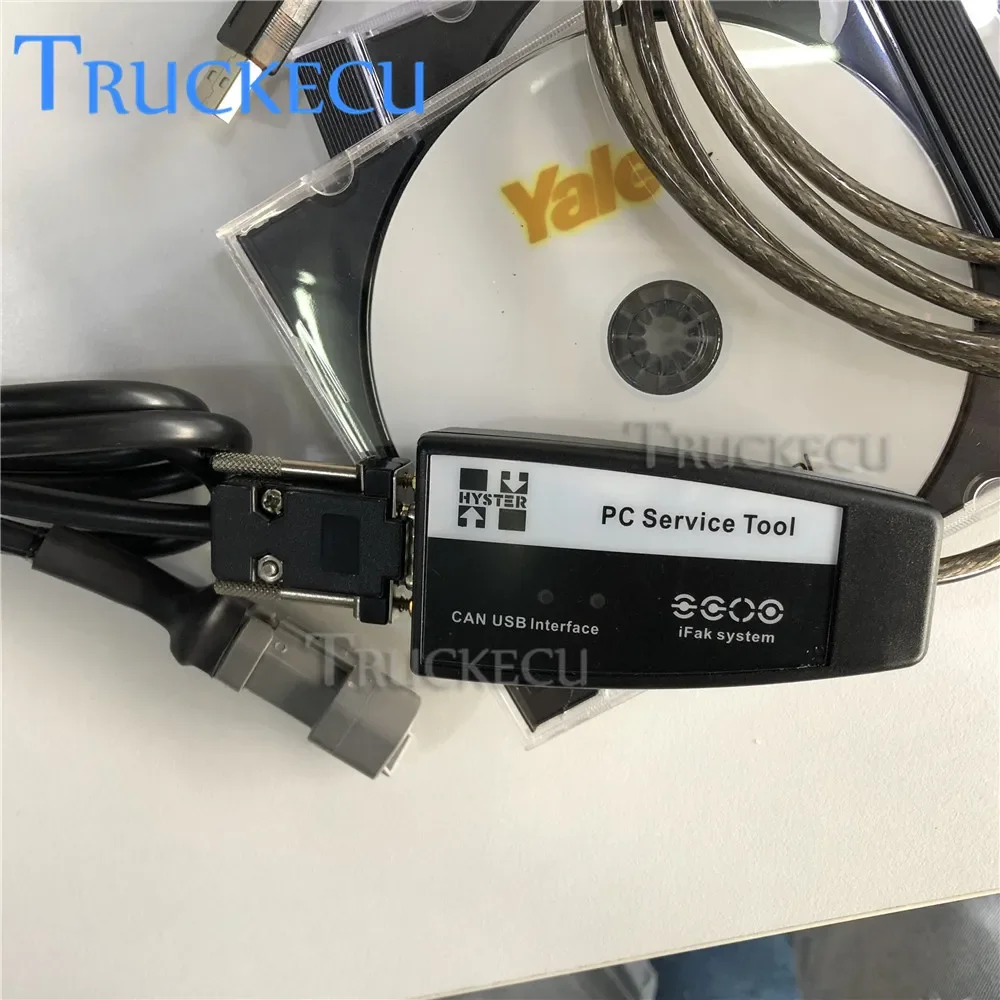 Herramienta de diagnóstico para montacargas Yale Hyster, escáner para Yale Hyster PC Service Tool, herramienta de interfaz Ifak CAN USB.