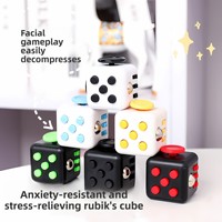 Rainbow Color Infinite Cube Adult Office Games Children's Stress Relief Toys Anti-anxiety Toys Furniture Decoration for Relief