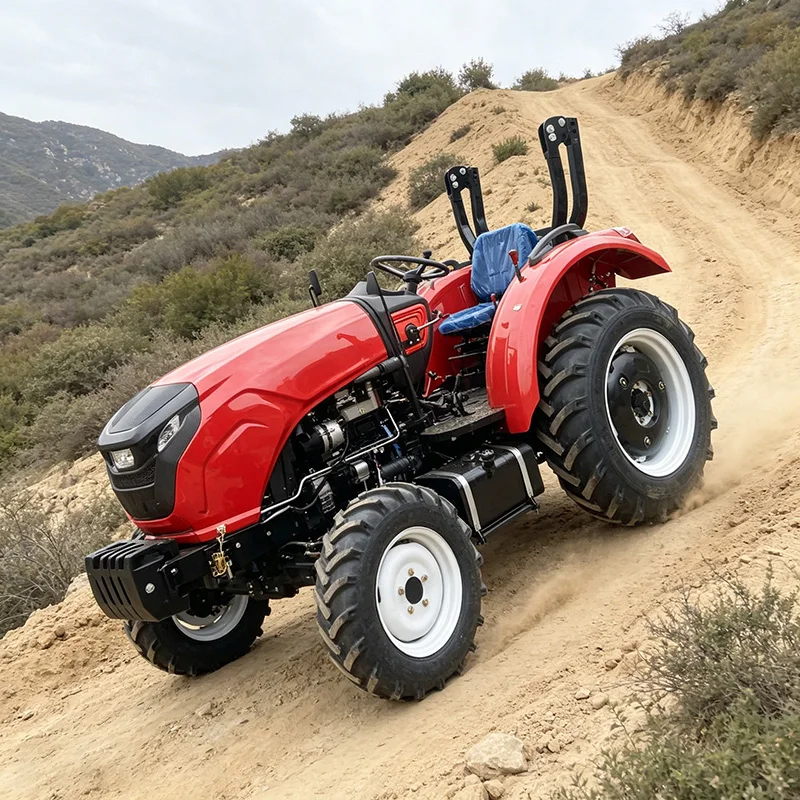 

Индивидуальный четырехколесный трактор с простой сборкой, колесный роторный культиватор и малогабаритная плужная машина